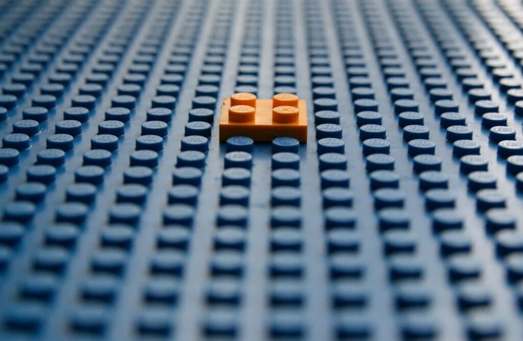 Photo Lego bricks